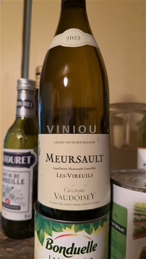 Bourgogne Meursault Christophe Vaudoisey Les Vireuils 2023