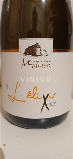 Bourgogne Chablis Domaine Mosnier L'élixir 2021
