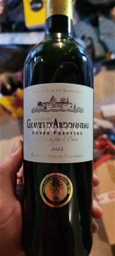 Bordeaux Blaye-Côtes-de-Bordeaux Graves Ardonneau Prestige 2022