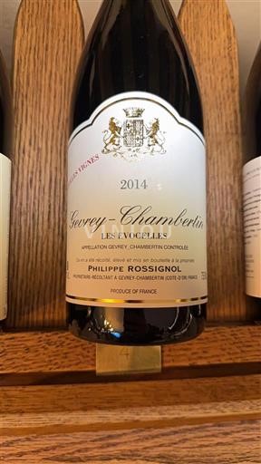Burgundy Gevrey-Chambertin Philippe Rossignol Les Evocelles 2014