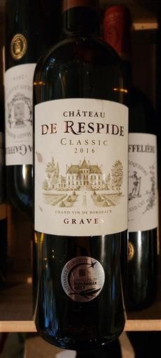 Bordeaux Graves Château Respide Classic 2016