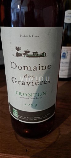 Tây Nam Fronton Domaine Des Gravières 2009