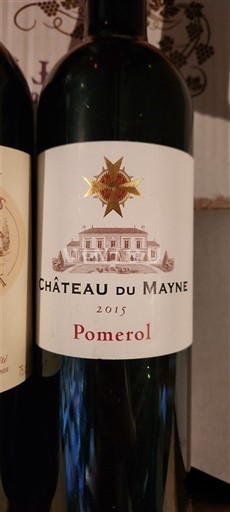 Bordeaux Pomerol Château Mayne 2015
