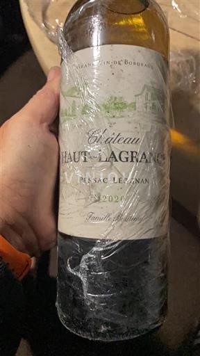 Burdeos Pessac-Léognan Château Haut Lagrange 2020