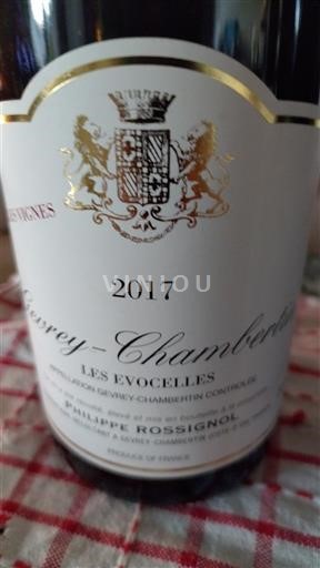 Burgundy Gevrey-Chambertin Philippe Rossignol Les Evocelles 2017