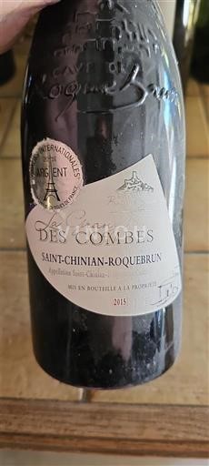Languedoc Không được chỉ định Les Crus des Combes 2015