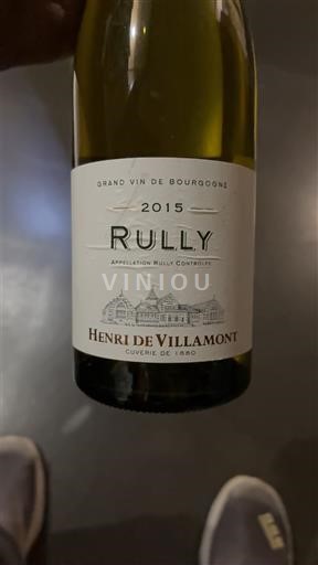 Burgundy Rully Henri de Villamont 2015