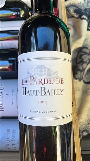 Bordeaux Pessac-Léognan Château Haut-Bailly La Parde de Haut-Bailly 2004