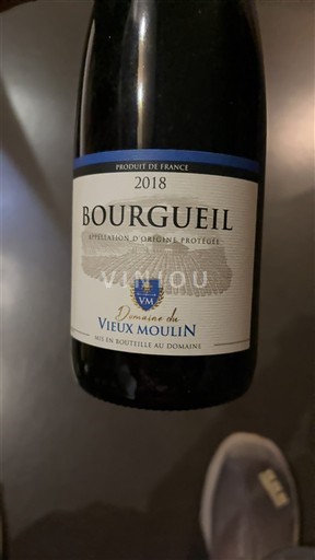 Loirevallei Bourgueil Domaine Vieux Moulin 2018