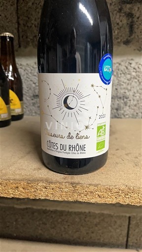 Thung lũng Rhône Côtes-du-rhône Trésors de liens 2020