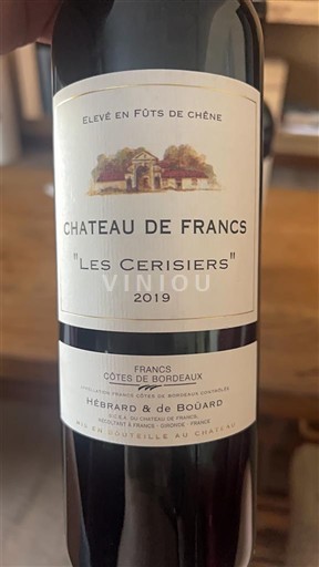 Bordeaux Francs-côtes-de-bordeaux Château Francs Les Cerisiers 2019