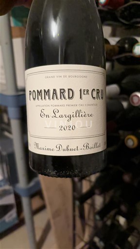 Burgundija Pommard Premier Cru Maxime Dubuet-Baillot En Largillière 2020
