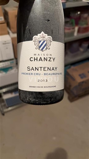 Bourgogne Santenay Premier Cru Maison Chanzy Premier Cru - Beaurepaire 2013
