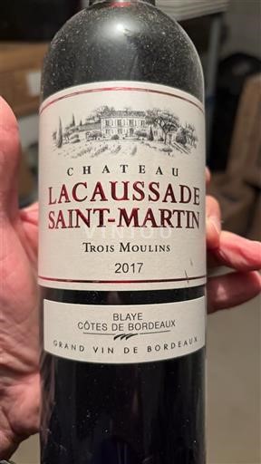 Burdeos Blaye-Côtes de Burdeos Château Lacaussade Saint-Martin Trois Moulins 2017