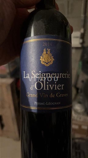 Bordeaux Pessac-Léognan La Seigneurie Olivier 2014