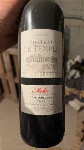 Bordeaux Médoc Cru Bourgeois Château Le Temple 2015