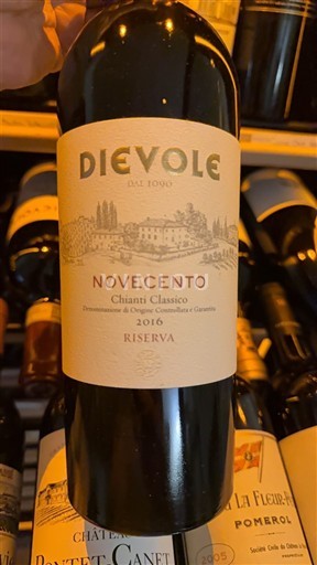 Toscana Chianti Classico Dievole Novecento 2016