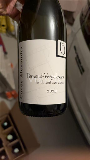 Burgundija Pernand-Vergelesses Domaine Dubuet-Monthelie Alexandra le devant des clous 2023