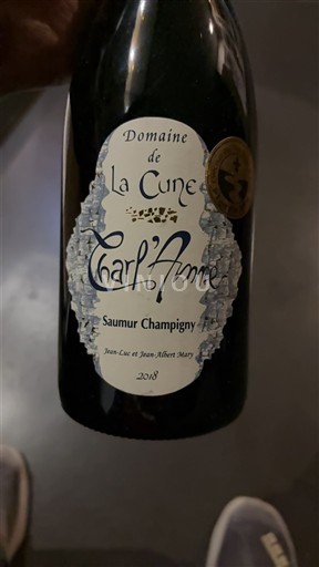 Dolina Loare Saumur-champigny Domaine La Cune Charl'Anne 2018