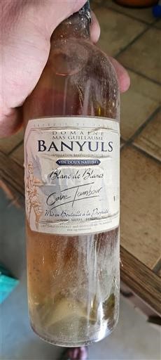 Roussillon Banyuls Domaine Plais Guillaume Blanc de Blancs Tambour 2012