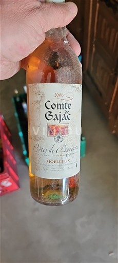 Sydväst Côtes-de-bergerac Comte de Gajac 2006