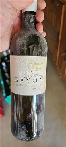 Bordeaux Bordeaux trắng Château Gayon 2010