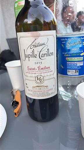 Bordéus Saint-Émilion Château Jupille Carillon 2015