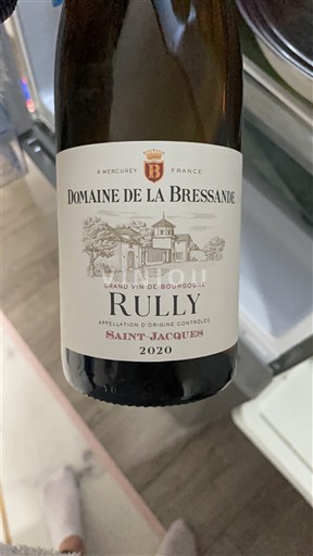 Burgundy Rully Domaine La Bressande Saint-Jacques 2020