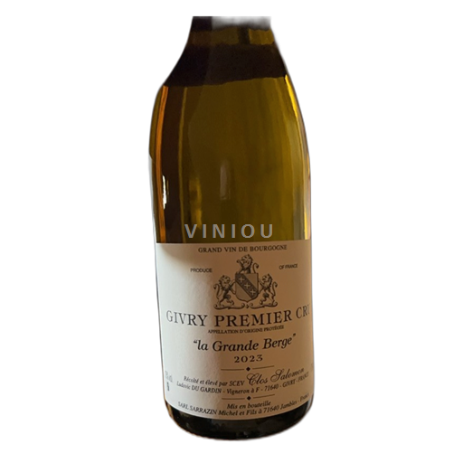 Bourgondië Givry Premier Cru Domaine Michel Sarrazin et Fils La grande berge 2023