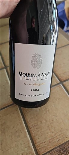 Beaujolais Moulin-à-vent Guillaume Manin Clos de la Brosse 2024