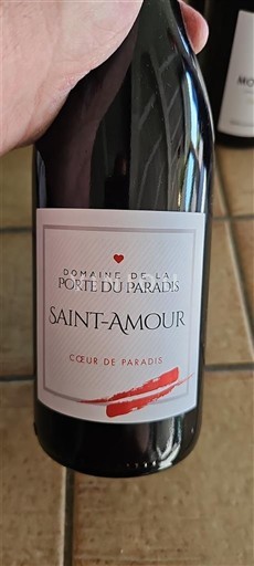 Beaujolais Saint-Amour Domaine La Porte du Paradis Cœur de Paradis 2024