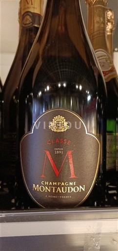 Šampanja Šampanjec Montaudon Classe M Neleten.