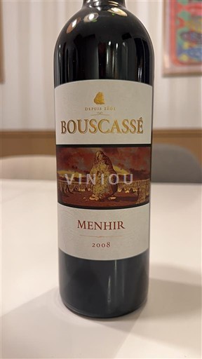 Sudoeste Côtes de Gascogne Château Bouscassé Menhir 2008