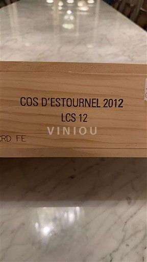 Bordeaux Saint-Estèphe Grand Cru Cos Estournel 2012
