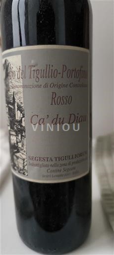 Liguria Golfo del Tigullio Cantine Bregante Ca' du Diau 2012