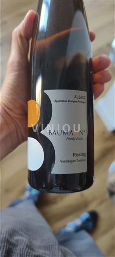 Alsace Vendanges Tardives Baumann 2007