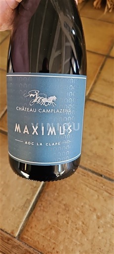 Languedoc La Clape Château Camplazens Maximus 2023