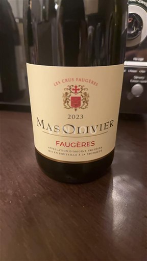 Languedoc Faugères Mas Olivier 2023