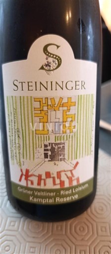 Hạ Áo Kamptal DAC Steininger Grüner Veltliner Ried Loisium Kamptal Reserve 2018