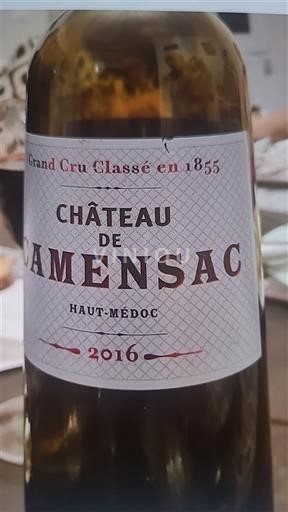 Bordeaux Haut-Médoc Grand Cru Château Camensac 2016