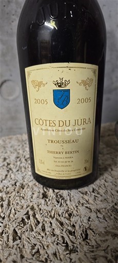 Jura Côtes-du-jura Thierry Bertin Trousseau 2005