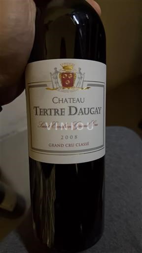 Bordéus Saint-Émilion Grand Cru Grand Cru Classé Château Tertre Daugay 2008