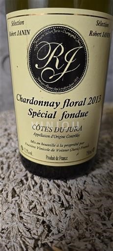 Jura Côtes-du-jura Fruitière Vinicole de Voiteur Sélection Robert Janin - Chardonnay floral Spécial fondue 2013