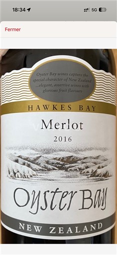 Vịnh Hawke Hawke's Bay Oyster Bay 2016