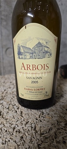 Jura Arbois Frédéric Lornet Savagnin 2005