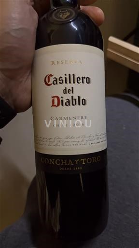 Thung lũng Maipo Maipo Central Concha y Toro Casillero del Diablo Reserva Carmenere 2016