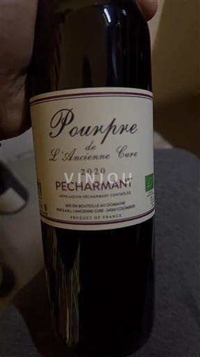 Tây Nam Pécharmant L'Ancienne Cure Pourpre 2020