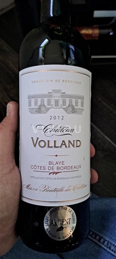 Bordeaux Blaye-côtes-de-bordeaux Château Volland 2012