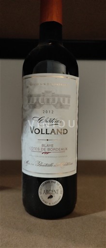 Bordeaux Blaye-côtes-de-bordeaux Château Volland 2012