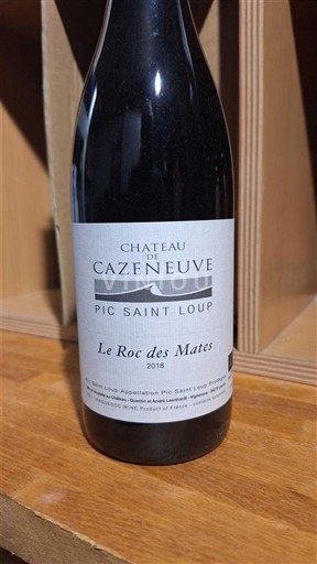 Languedoc Pic-saint-loup Château Cazeneuve Le Roc des Mates 2018
